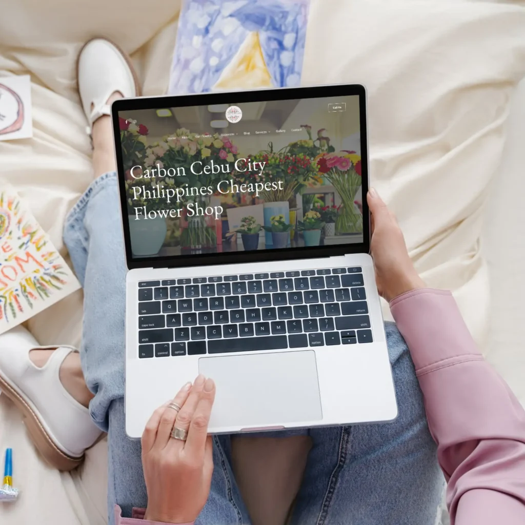 A visitor landing on a website